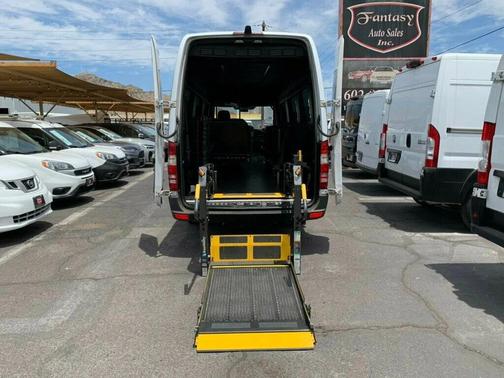 Arctic White 2016 Mercedes-Benz Sprinter 3500 3500 RWD Reg Cab 170' WB HANDICAP RAMP W/15-PASSENGER SEATS