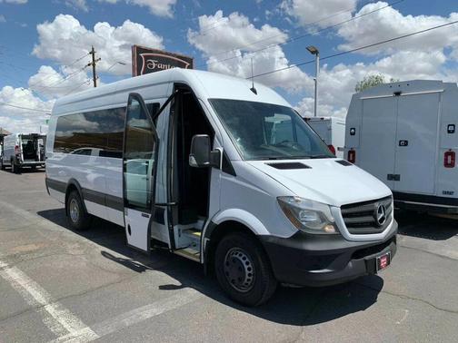 Arctic White 2016 Mercedes-Benz Sprinter 3500 3500 RWD Reg Cab 170' WB HANDICAP RAMP W/15-PASSENGER SEATS