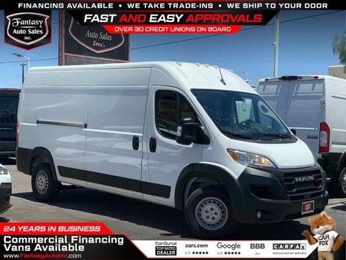Bright White Clearcoat 2025 RAM ProMaster 3500 High Roof