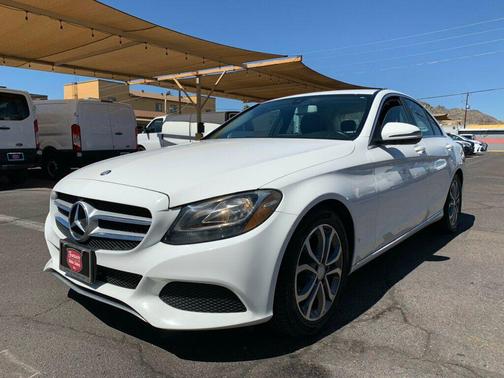 Polar White 2017 Mercedes-Benz C-Class C 300 Sedan