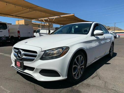 Polar White 2017 Mercedes-Benz C-Class C 300 Sedan