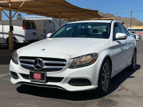 Polar White 2017 Mercedes-Benz C-Class C 300 Sedan