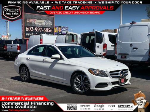 Polar White 2017 Mercedes-Benz C-Class C 300 Sedan
