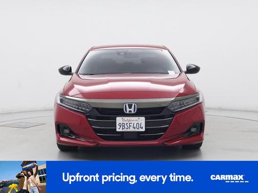 Red 2022 Honda Accord Hybrid Sport
