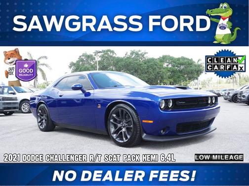 Indigo Blue 2021 Dodge Challenger R/T SCAT PACK