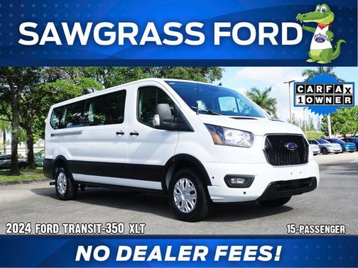 OXFORD WHITE 2024 Ford Transit-350 XLT