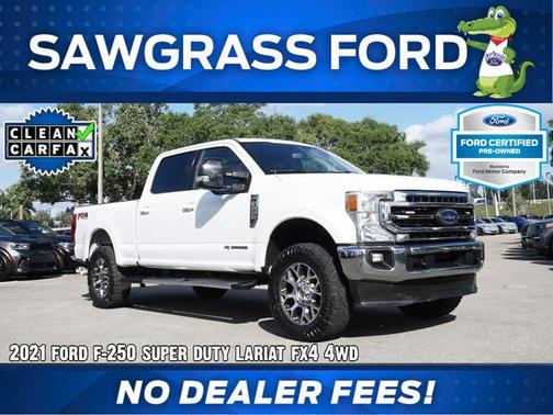 OXFORD WHITE 2021 Ford F-250 LARIAT