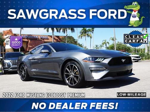 CARBONIZED GRAY METALLIC 2022 Ford Mustang ECOBOOST PREMIUM