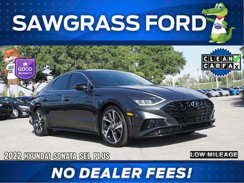 Portofino Gray 2022 Hyundai SONATA SEL PLUS