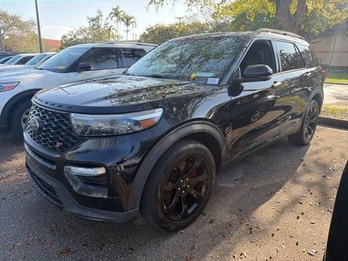 AGATE BLACK METALLIC 2023 Ford Explorer ST