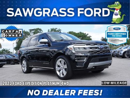 AGATE BLACK METALLIC 2023 Ford Expedition PLATINUM