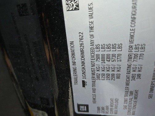 2021 Chevrolet Tahoe LT