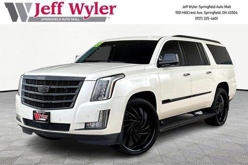 White Diamond Tri-Coat 2015 Cadillac Escalade ESV Premium