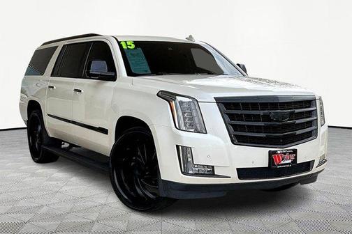 White Diamond Tri-Coat 2015 Cadillac Escalade ESV Premium