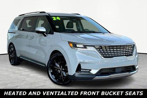 Ceramic Silver 2024 Kia Carnival SX