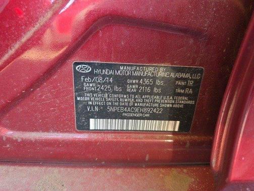 2014 Hyundai SONATA GLS