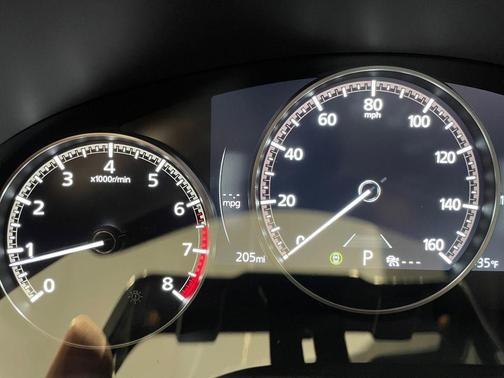 Machine Gray Metallic 2026 Mazda Mazda3 FWD w/Preferred Package