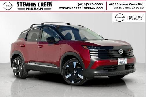 2t Red Blk Roof 2025 Nissan Kicks SR