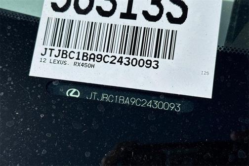 2012 Lexus RX 450h Base