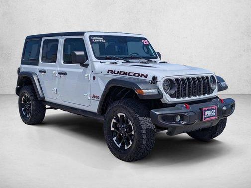 Bright White Clearcoat 2025 Jeep Wrangler Rubicon