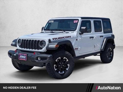 Bright White Clearcoat 2025 Jeep Wrangler Rubicon