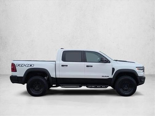 Bright White Clearcoat 2026 RAM 1500 RHO Crew Cab 4x4 5'7' Box