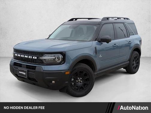 Azure Gray Metallic Tri-Coat 2025 Ford Bronco Sport Outer Banks