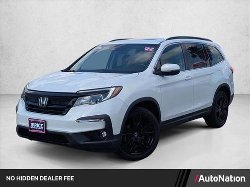 Platinum White Pearl 2022 Honda Pilot 2WD Special Edition