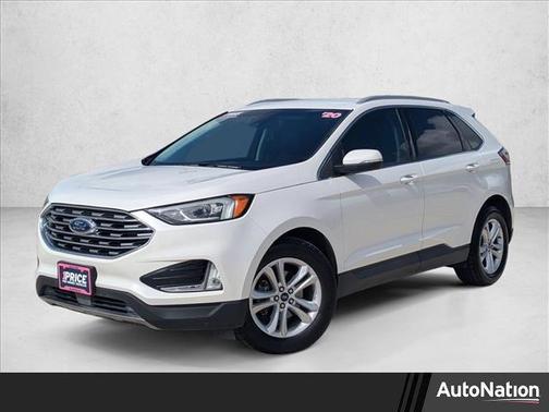 Star White Metallic Tri-Coat 2020 Ford Edge SEL