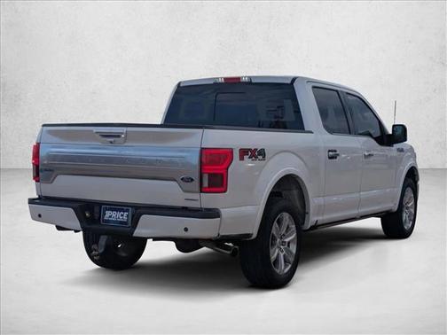 White Platinum Metallic Tri-Coat 2019 Ford F-150 Platinum