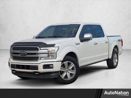 White Platinum Metallic Tri-Coat 2019 Ford F-150 Platinum