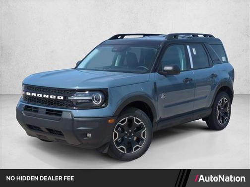Azure Gray Metallic Tri-Coat 2026 Ford Bronco Sport Outer Banks