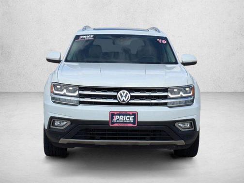 Pure White 2019 Volkswagen Atlas 3.6L SEL