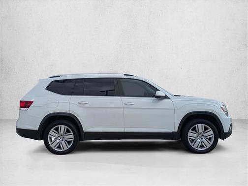 Pure White 2019 Volkswagen Atlas 3.6L SEL