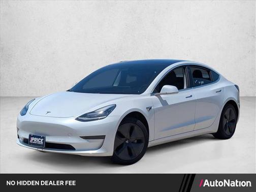 Pearl White Multi-Coat 2020 Tesla Model 3 Standard Range Plus