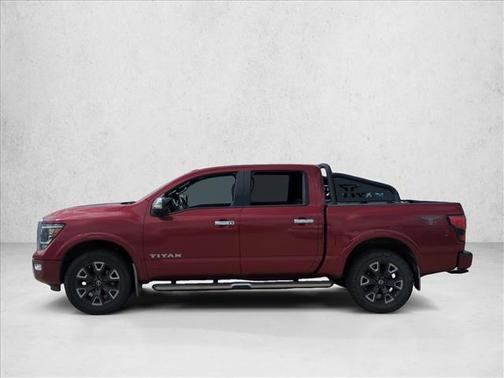 Cardinal Red Metallic 2021 Nissan Titan Platinum Reserve