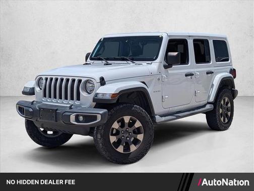 Bright White Clearcoat 2018 Jeep Wrangler Unlimited Sahara