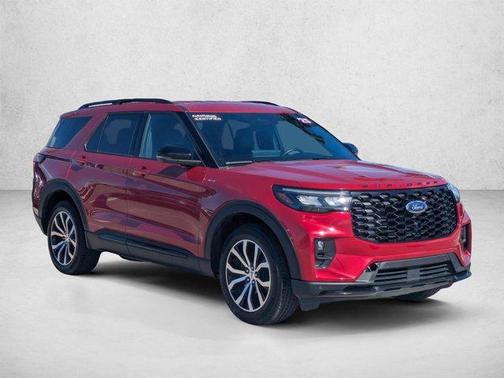 Silver 2025 Ford Explorer ST-Line