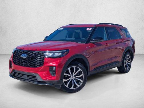 Silver 2025 Ford Explorer ST-Line