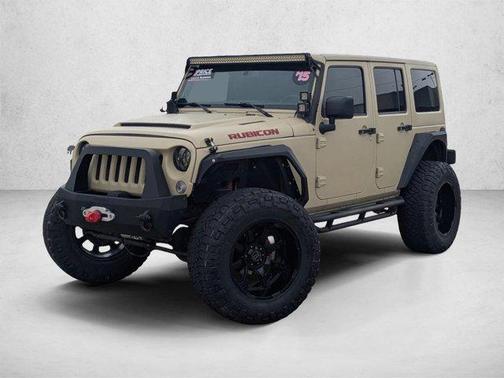Black Clearcoat 2015 Jeep Wrangler Unlimited Rubicon