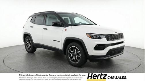 Bright White Clearcoat 2025 Jeep Compass Trailhawk