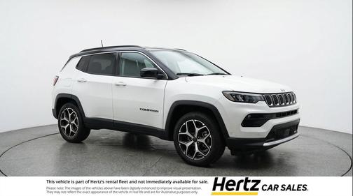 Bright White Clearcoat 2025 Jeep Compass Limited