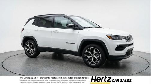Bright White Clearcoat 2025 Jeep Compass Limited
