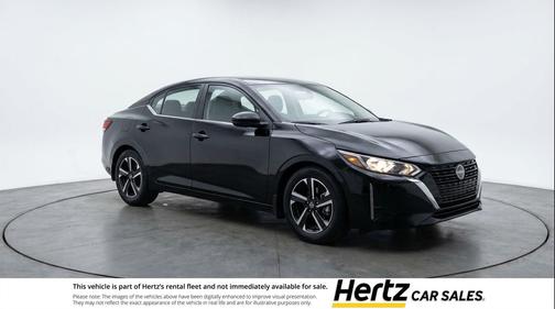 Super Black 2025 Nissan Sentra SV
