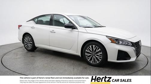 Glacier White 2025 Nissan Altima SV FWD