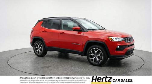 Red Hot Pearlcoat 2025 Jeep Compass Limited