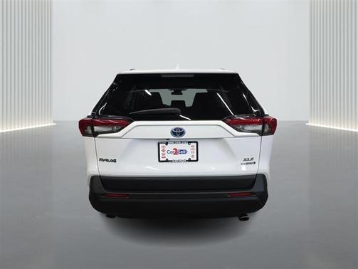 White 2024 Toyota RAV4 Hybrid XLE