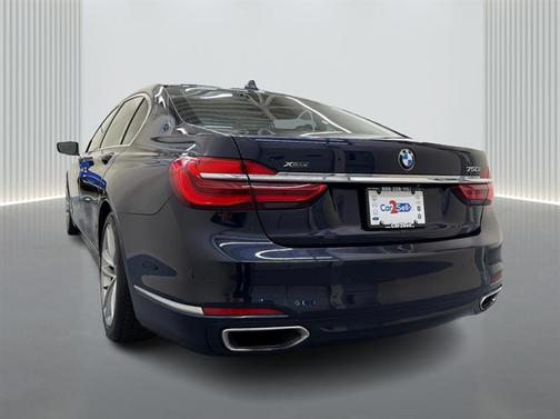 Blue 2016 BMW 750 i xDrive
