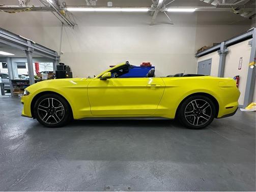 Yellow 2021 Ford Mustang EcoBoost Premium