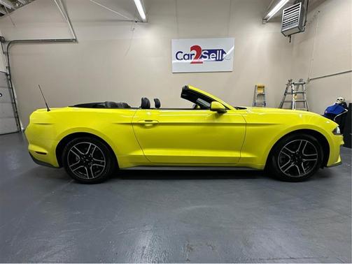 Yellow 2021 Ford Mustang EcoBoost Premium